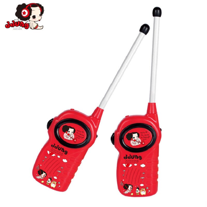 Ddung Giocattoli Per Bambini walkie-talkie Outdoor Wireless Chiamate Del Telefono Delle Ragazze Dei Ragazzi UNA coppia di walkie-talkie Rosso blu: Red