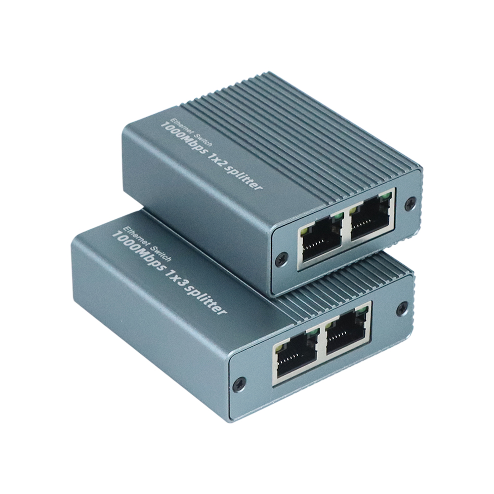 Rj45 Gigabit Netwerk Splitter Expander Gigabit Ethernet Adapter Internet Netwerk Kabel Extender Rj45 Splitter Connector 1 tot 2/3