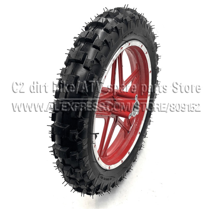 Neumático de tacos para bicicleta todoterreno, llantas delanteras o traseras de 10 pulgadas, para Motocross, para niños de 2,50 a 10
