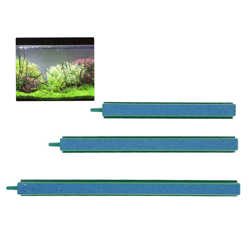 Fish Tank Aeration Plastic Casing Wall Curtain Bubble Release Aquarium Aquarios Air Stone Bars Oxygen Pump Diffuser Accessory