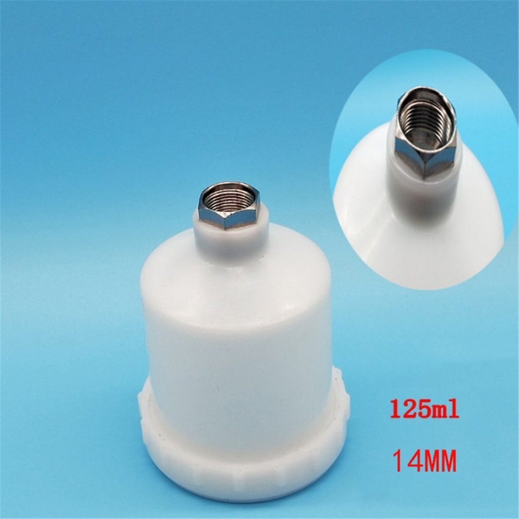 Plastic Spray Verf Cup Spuit Cup Air Gravity Feed Verf Spuiten Pot Fastmover Draad Connector voor Spuitpistool Onderdelen