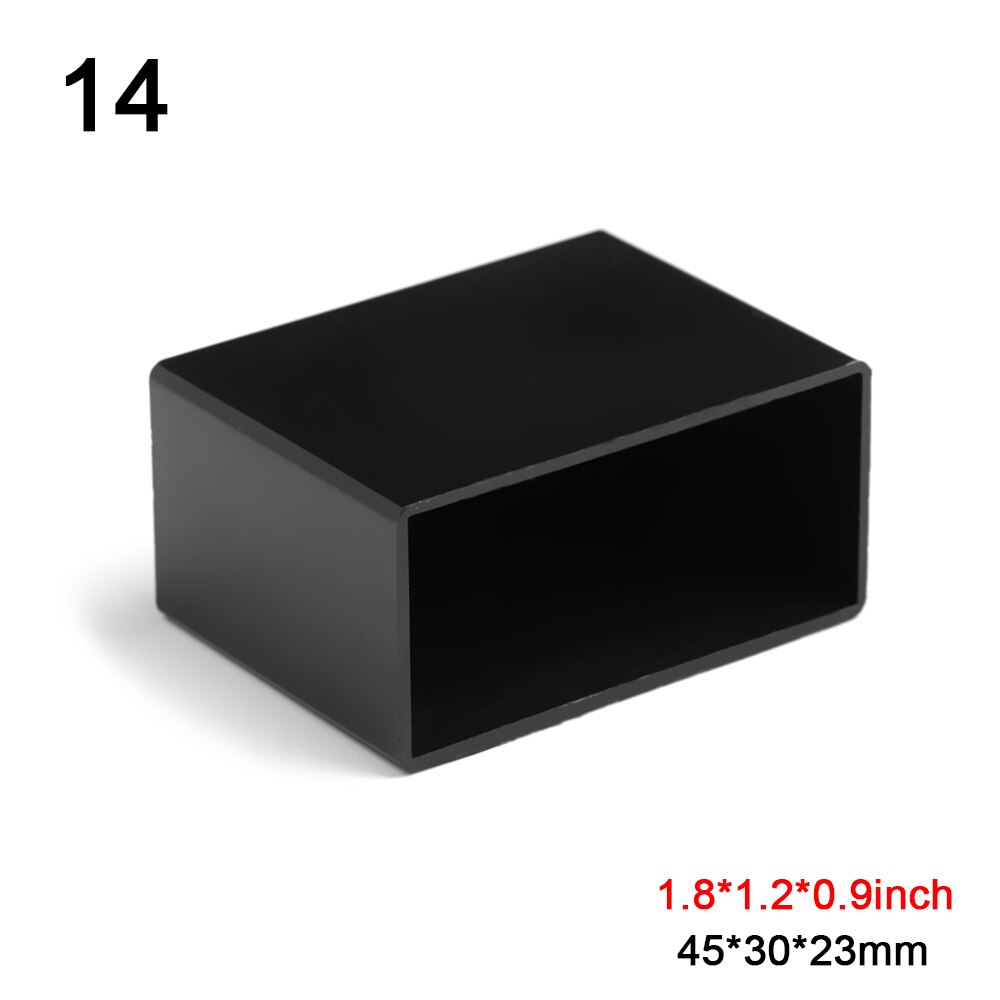 14 sizes Black ABS Plastic Electronic Project Box Instrument Case DIY Waterproof Cover Project Enclosure Boxes: 48x30x23mm