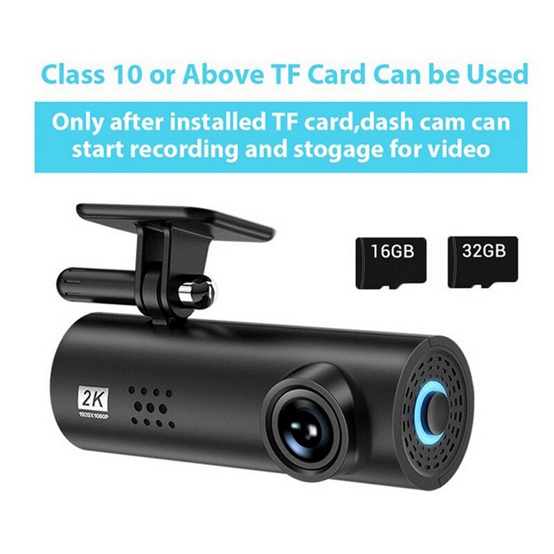 Bil dvr full  hd 1080p dash cam med wifi bilkamera inspelare 24h parkeringsmonitor mörkerseende engelsk/ryssland version