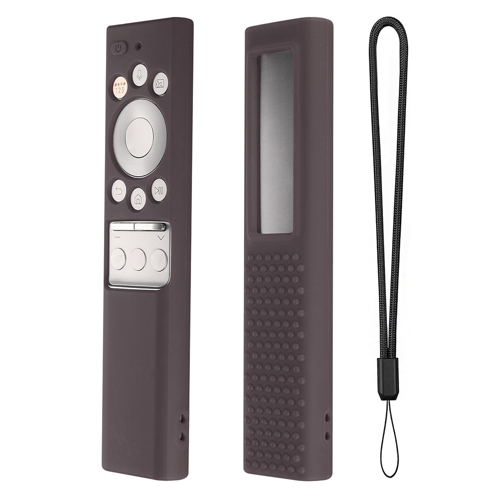 For Samsung TV BN59-01265A BN59-01271A BN59-01272A Silicone Dustproof Protective Cover Remote Control Case: Dark Gray