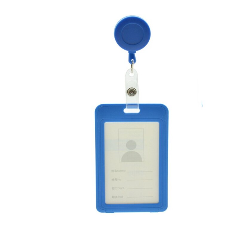 ID Abzeichen Halter Name Tag Mitarbeiter Visitenkarte Student karte abdeckung pass halter id karte halter Schule Büro Liefert: blue vertical