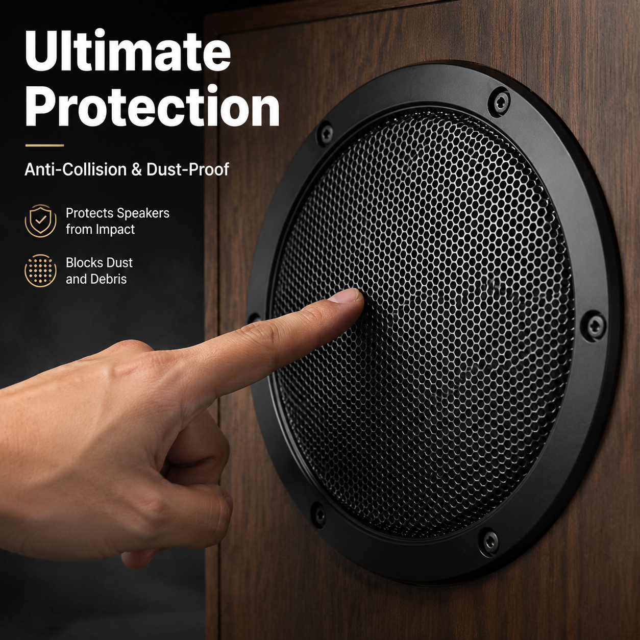 HIFIDIY LIVE 4 5 6 8 10 Inch Speaker Net Cover High-Grade Car Home Mesh Enclosure Speakers Plastic Frame Metal Iron Wire Grilles