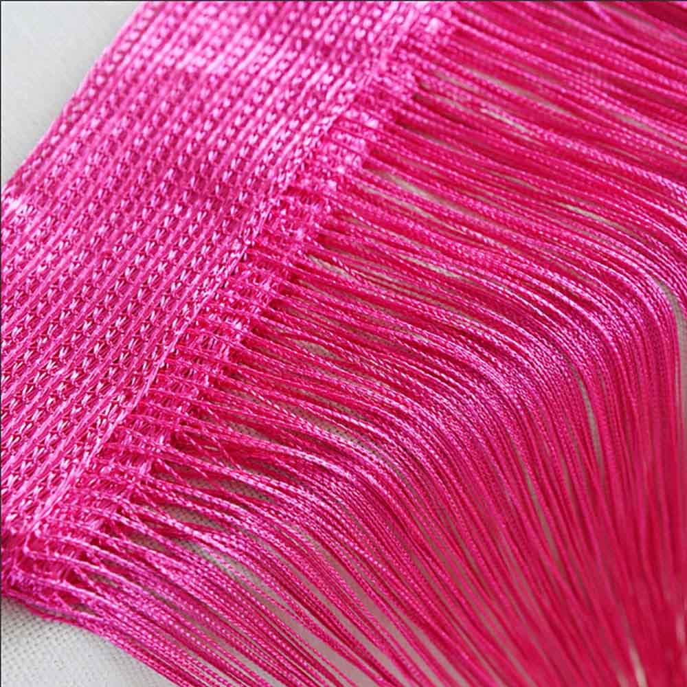 Straight curtain String Curtains Patio Net Fringe for Door Fly Screen Windows Divider Cut To Size: I