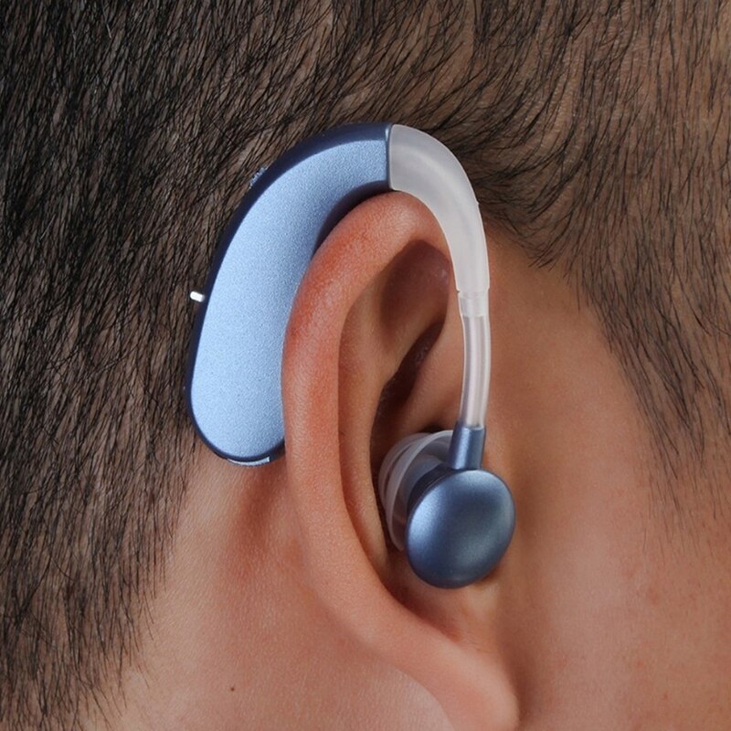 Høreapparat genopladeligt høreapparat mini usynligt usb ørehjælp lydforstærker til ældrepleje døve høreapparat hovedtelefon