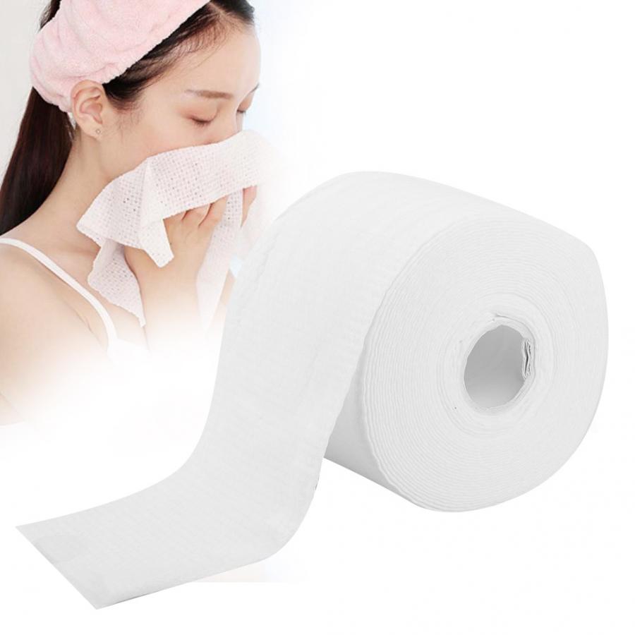 Toiletpapier Wegwerp Draagbare Nagellak Verwijderen Katoen Roll Papier Gezicht Reiniging Papieren Handdoek Tissue voor toiletpapier