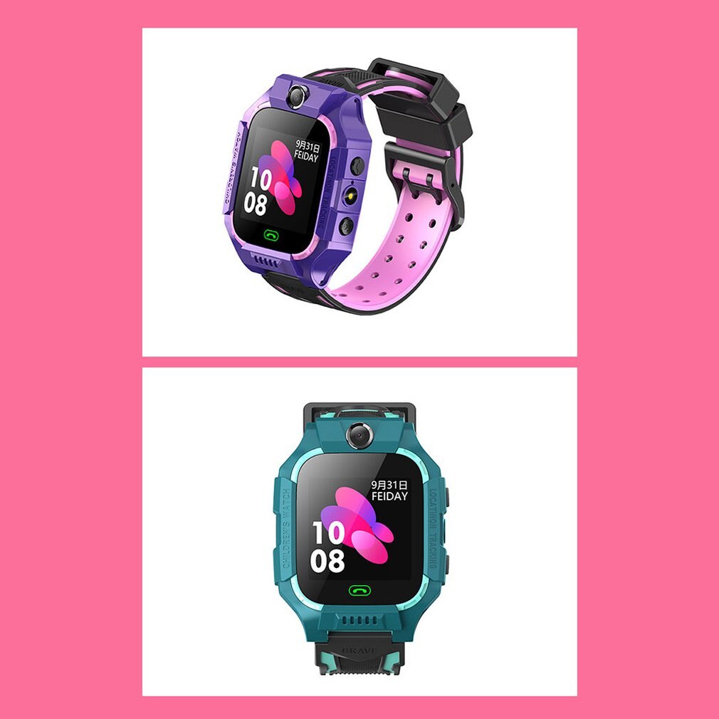 Barn smart klocka telefon med gps lokalisering stegräknare fitness tracker touch kamera anti förlorade väckarklocka