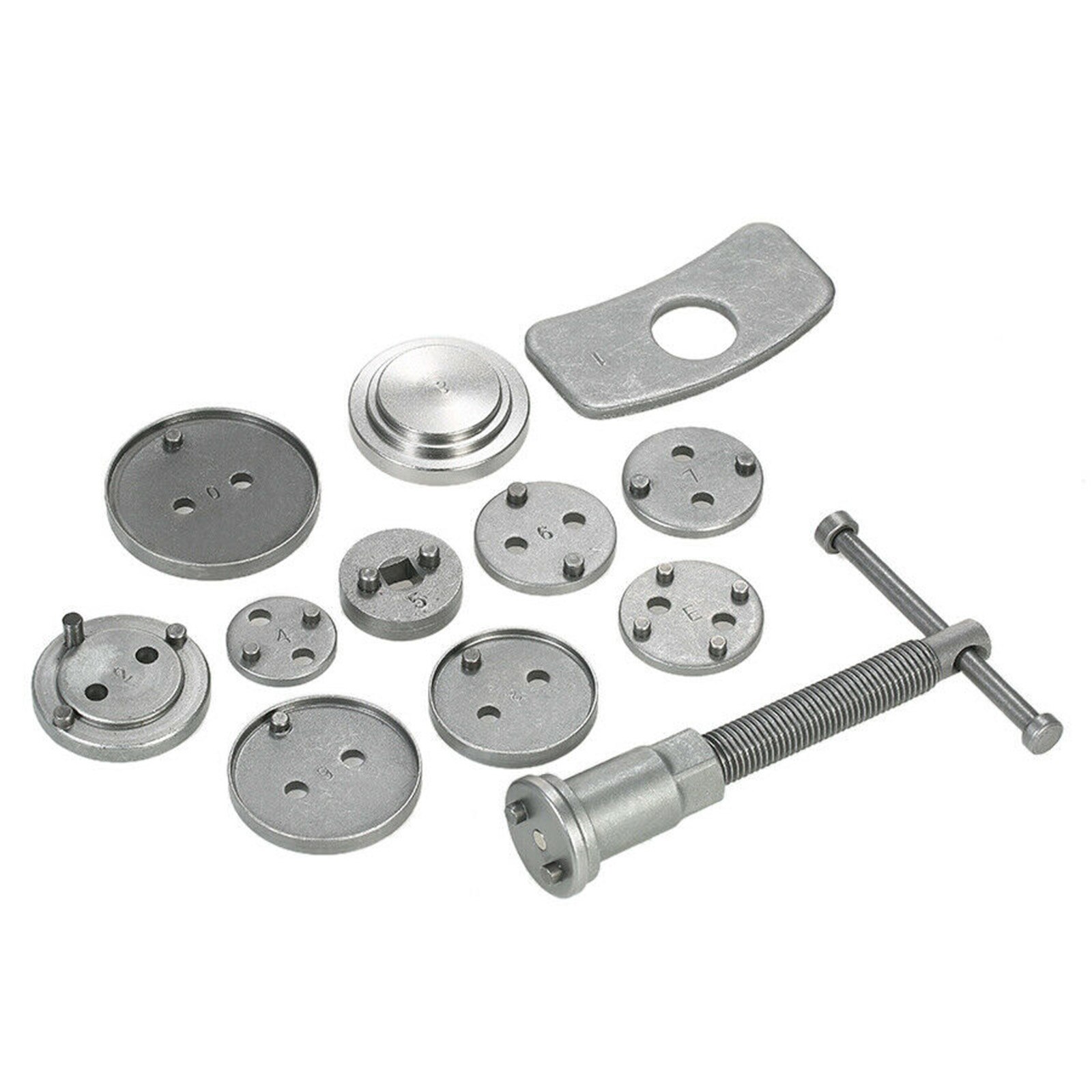 Universal 12Pcs Disc Brake Caliper Piston Rewind Tool Kit Auto Wind Back Car Rewind Tool