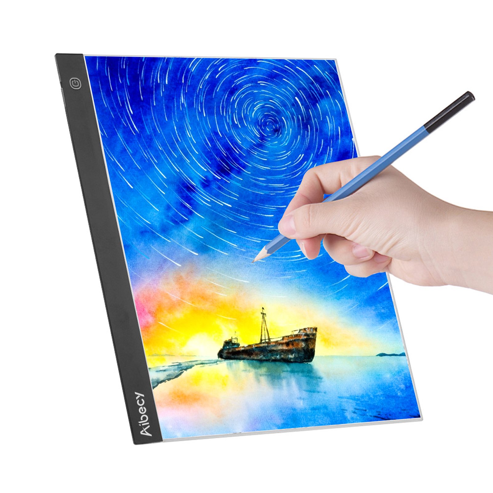LED A3 Light Panel Graphic Tablet Light Pad Digital Tablet Copyboard 3-level Dimmable Brightness Copyboard for Tracing Drawing