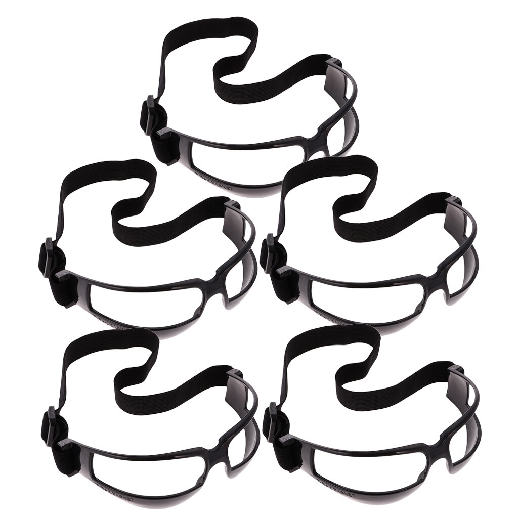 Basketball Dribbling Dribbling Specs Eyewear Glasses Training Aid: Black