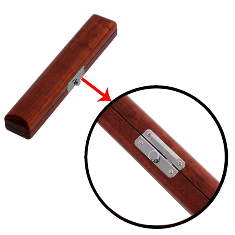 Hk. Lade Walnoot Houten Fluit Mondstuk Case Fluit Hoofd Doos Fluit Accessoires, Voor Het Opslaan Fluit Hoofd