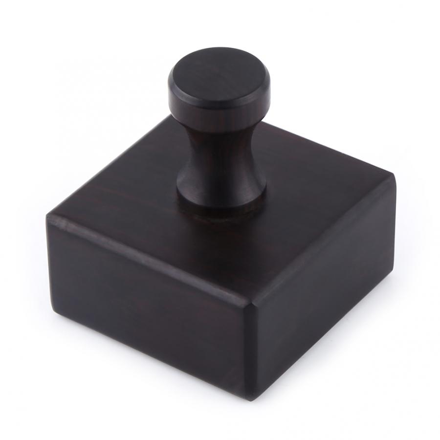 3 Types Black Wood Muiti-size Polish Leather Edge Burnisher Craft DIY Kit Tool Leather Craft Tool Polished Grinding Tool: Cube
