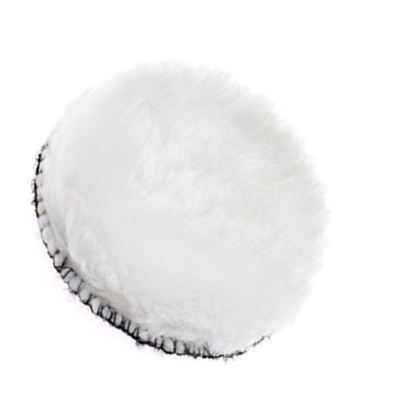 10 Uds. Bonete pulidor de cera de lana Artificial para herramienta rotativa almohadillas de pulido blanco suave