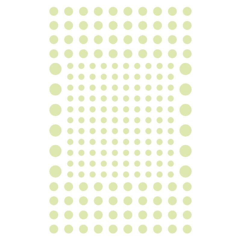 Autocollants à bulles lumineuses ciel étoilé 3D, Stickers muraux de plafond fluorescents, Stickers décoratifs pour chambre d&#39;enfants et de bébé, DIY bricolage: Dots