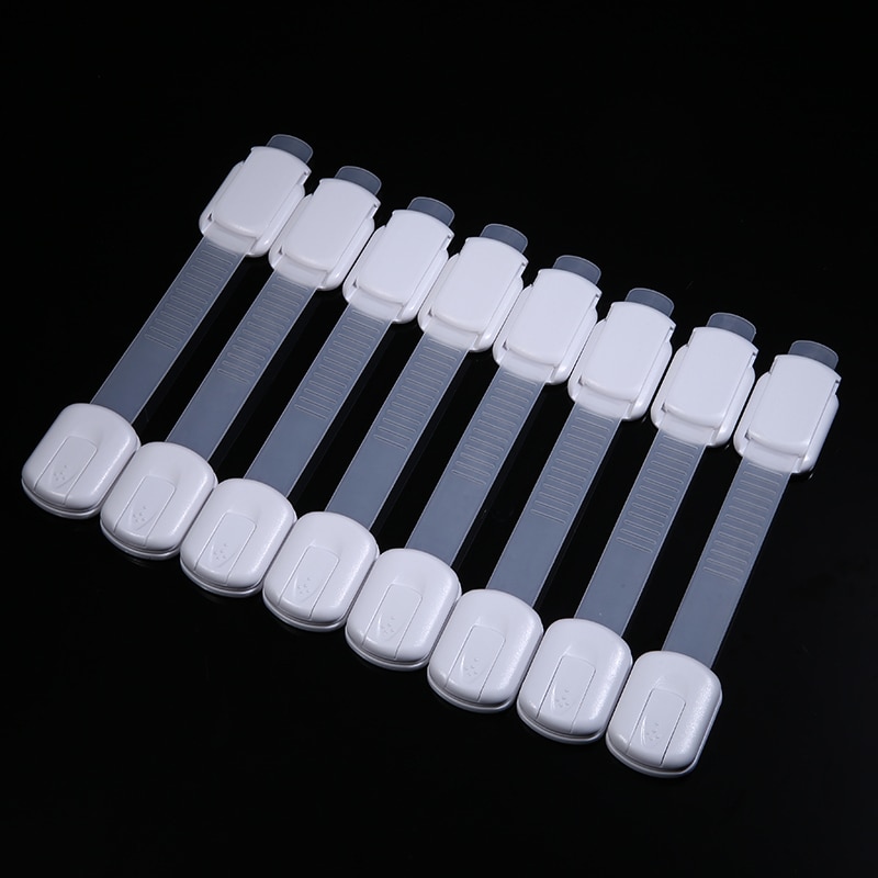 8 Pcs Child Safety Locks Cupboard Baby Proof Cabinet Drawer Protection