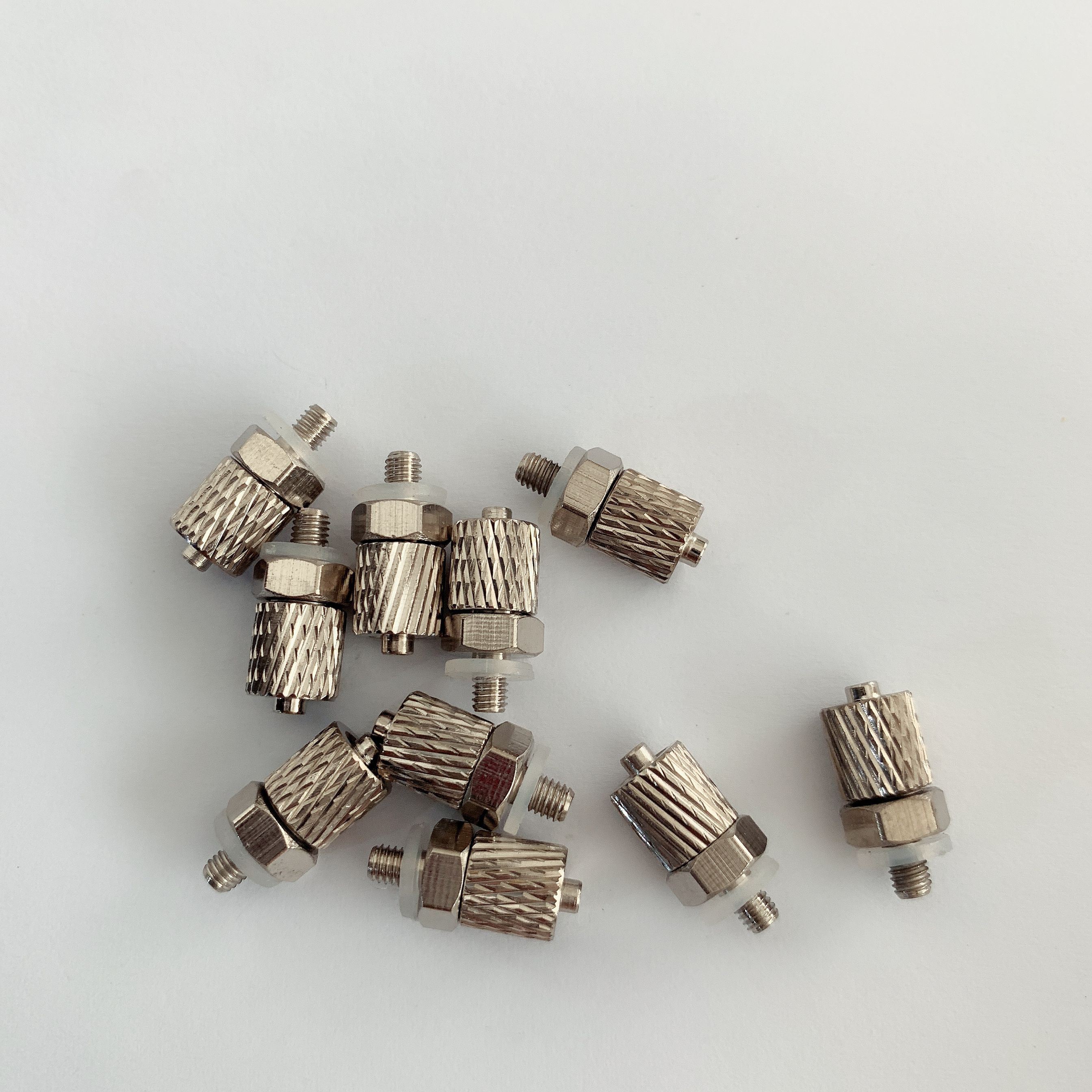 Connecteur à filetage droit M3 M4 M5 | Connecteur pneumatique miniature 3 mm 4 mm 6mm, installation rapide 5 pièces
