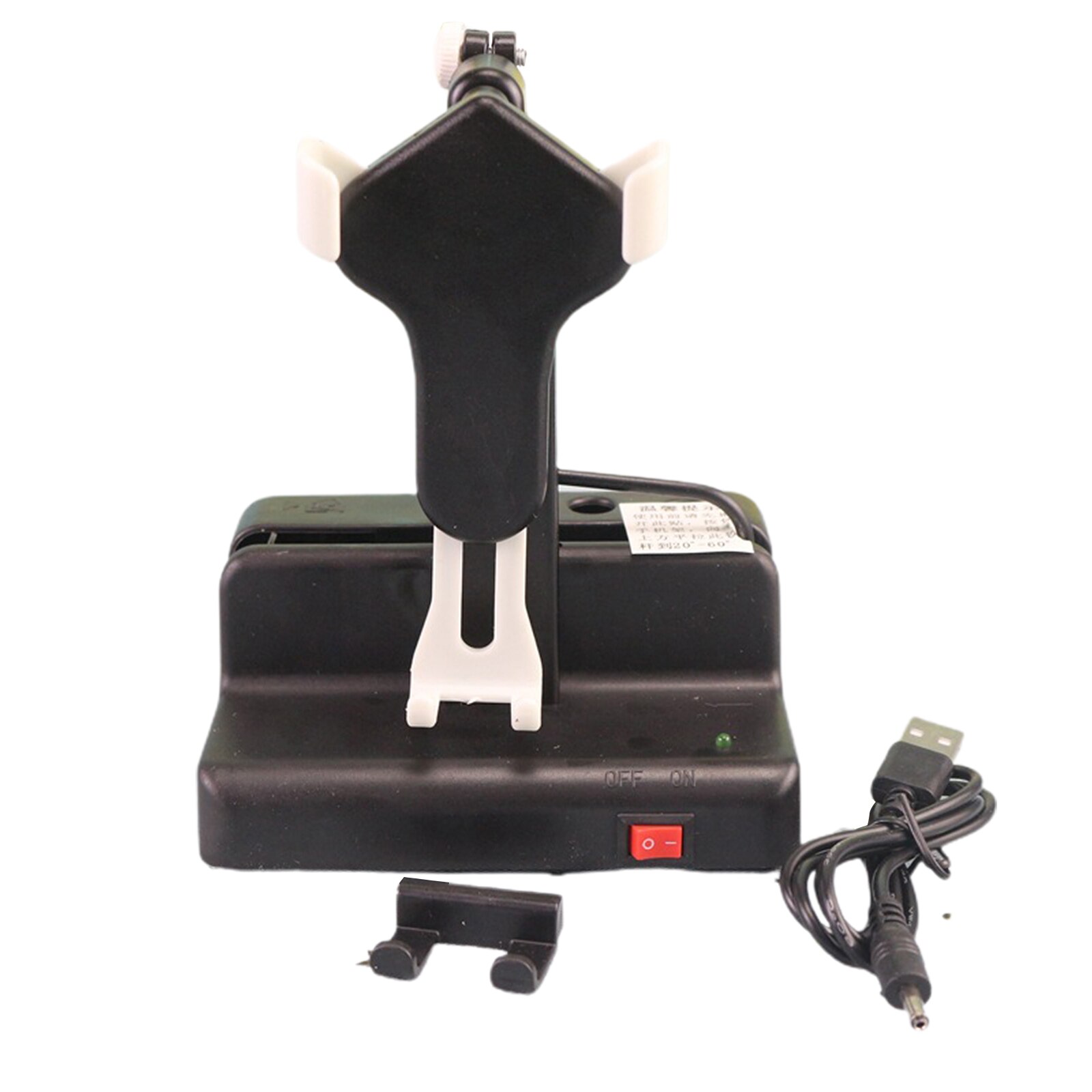 Pedometers Step Shaker Intelligent Step Mobile Phone Holder Swing Device Phone Rocker Durable Automatic Motion Brush: White