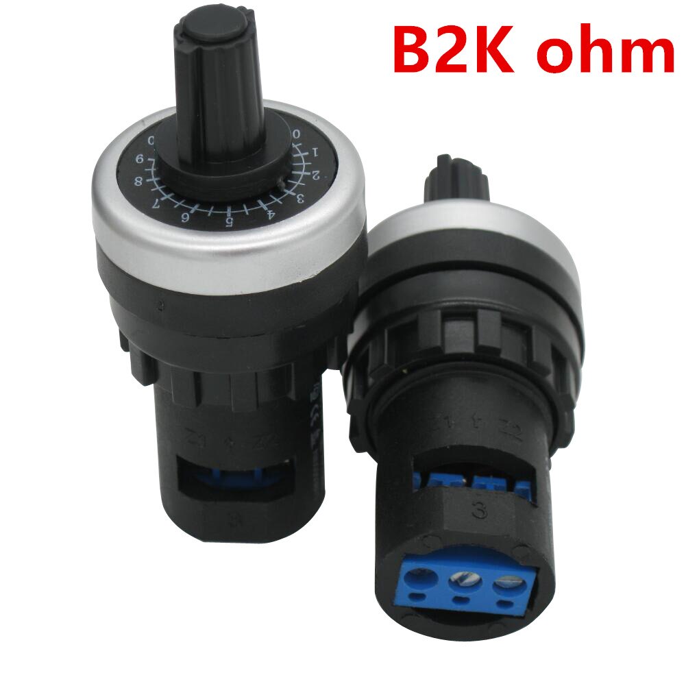 La42 dwq -22 2k ohm 22mm diameter potter roterende potentiometer konverter regulator inverter modstand kontakt