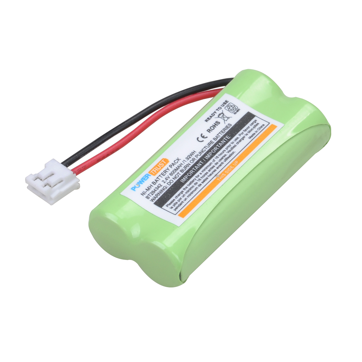 800mAh BT18433 BT184342 BT284342 Battery for AT&T BT6010 BT-6010 BT8000 BT-8000 BT8001 BT-8001 BT8300 BT-8300 BT18433: Gold
