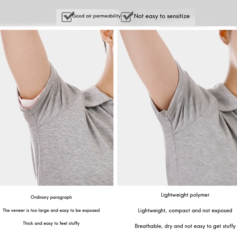 1 par underarm svette skjold pute vaskbar armhule svette absorberende verner skulderrem gjenbrukbar underarm svette pad sommer svette