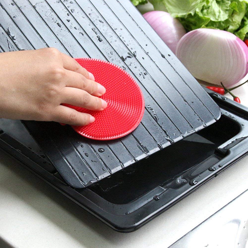 Defrosting Tray | Thawing Plate for fast defrosting of frozen foods | Premium Defrost Tray | With bonus Drip tray and si