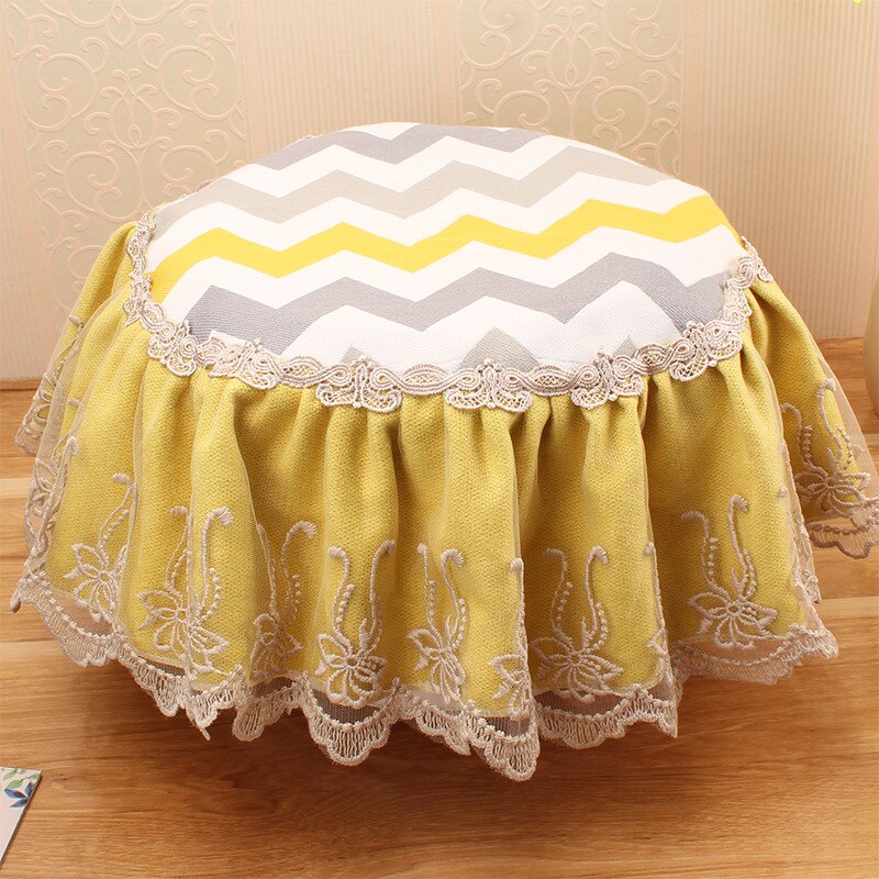 Kitchen and household low light Lingbo electric cooker cover cloth dustproof cover oil dustproof cover round life assistant: Yellow