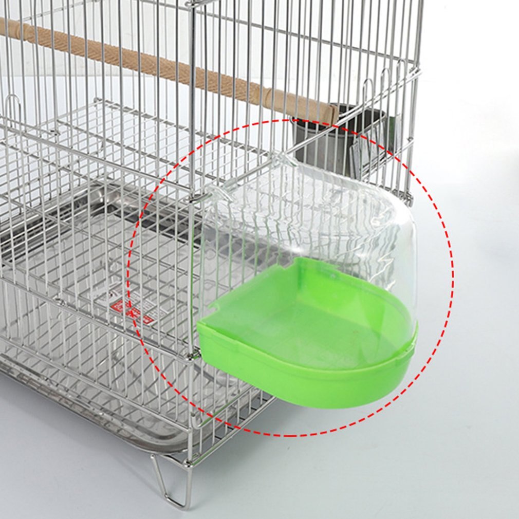 Vogel Water Bad Voor Huisdier Vogels Kooi Opknoping Accessoire Kom Parkiet Vogelbad