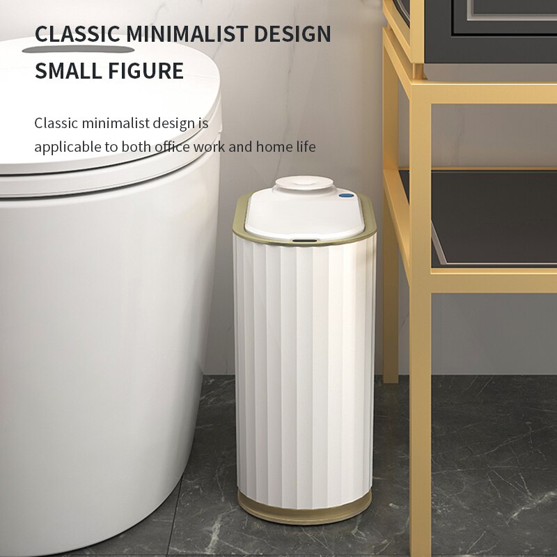 7L Smart Sensor Trash Can With aromatherapy Trash Bin Home Electronic kitche Rubbish Bin Toilet Waterproof Narrow Storage Bucket