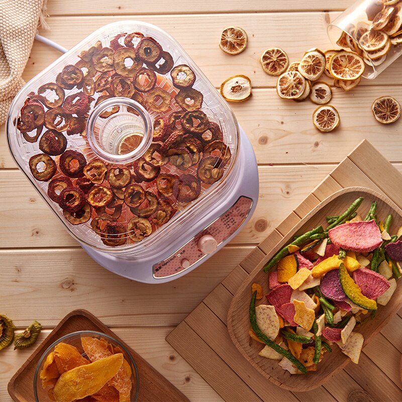 Dörr Obst Gemüse Kraut Fleisch Trocknen Maschine Haustier Snacks lebensmittel Trockner mit 5 Tabletts 220V EU UNS