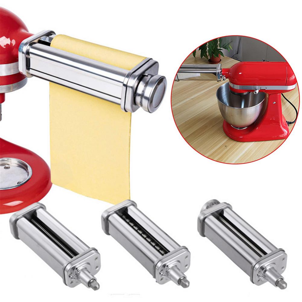 Pasta Maker Attachments Set For KitchenAid KSMPRA Stand Mixers Dough Slices Fettuccine Spaghetti Noodle Makers Parts