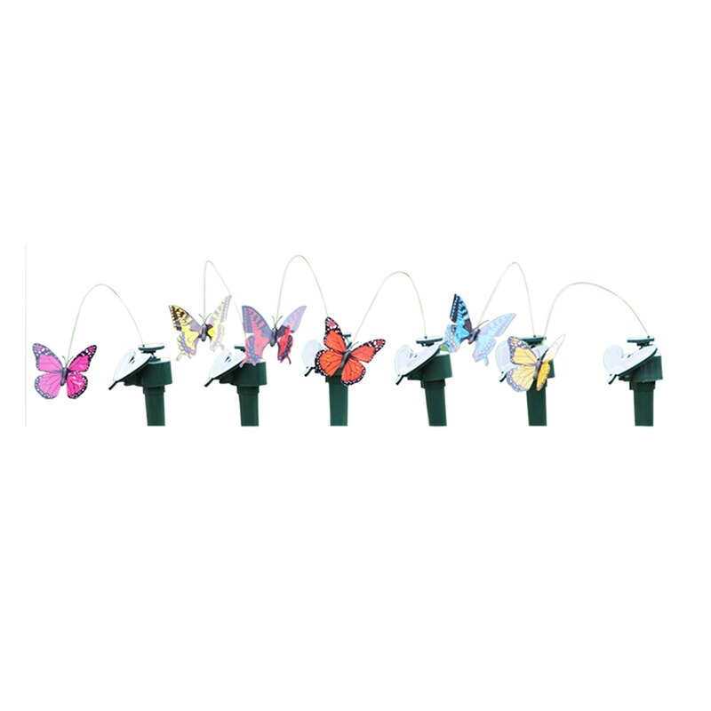 Grappig Solar Speelgoed Flying Fladderende Hummingbird Flying Aangedreven Vogels Willekeurige Kleur Voor Tuin Decoratie M