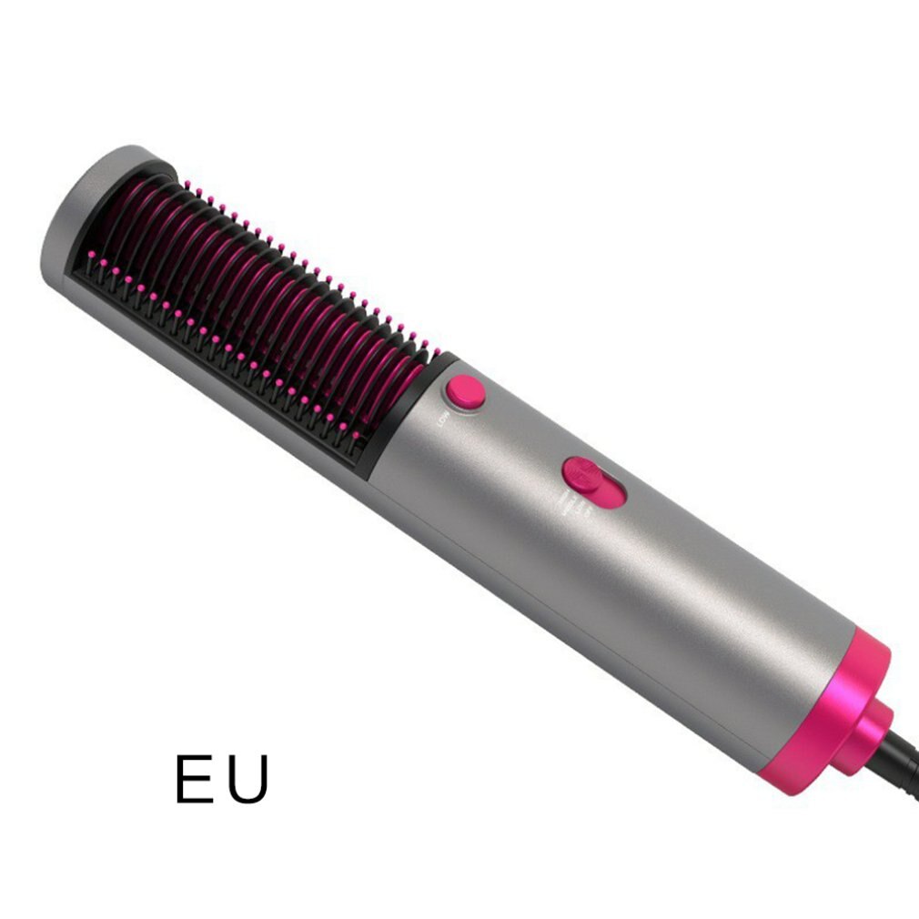 Stijltang haar krultang luchtkam steil volume dubbel gebruik 2- in -1 haarkam stijl haarkam: Blauw
