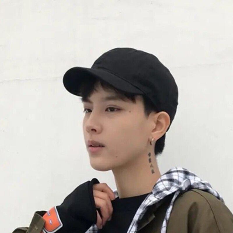 Koreaanse Versie Korte Rand Effen Kleur Dad Hoed Hip Hop Unisex Lente Zomer Soft Top Baseball Cap Klittenband Verstelbare Snapback