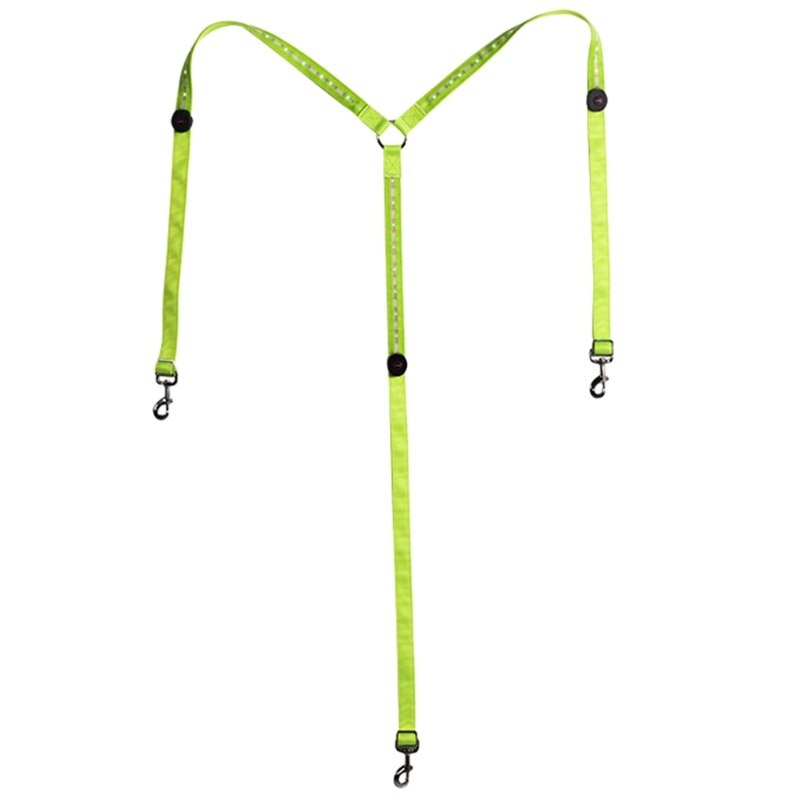 LED Horse Breastplate Collar Adjustable Chest Strap Best High Visibility Tack For Horseback Equestrian Safety Gear