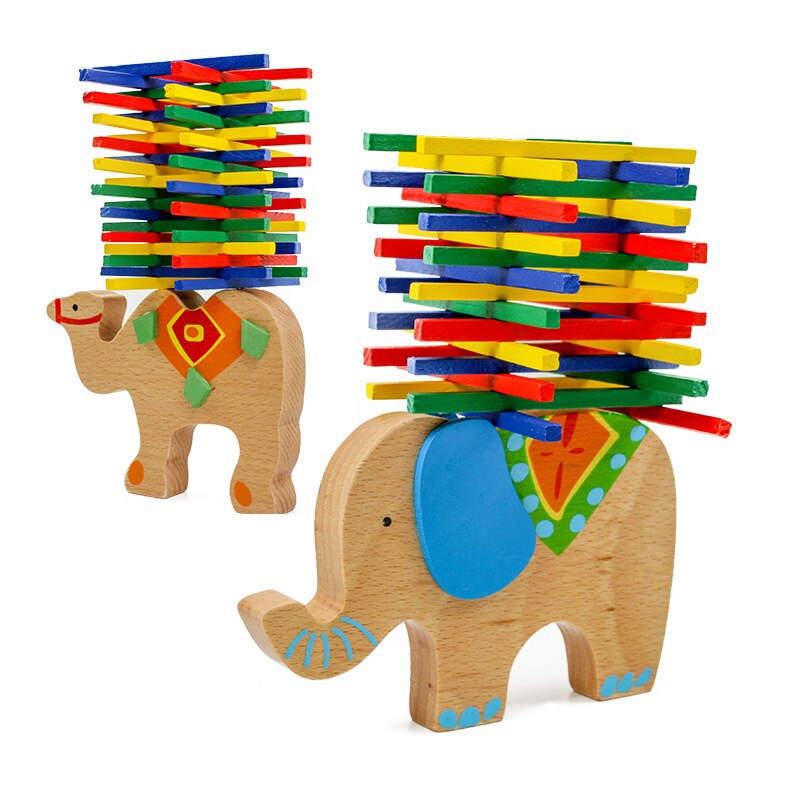 Olifant/Camel Kleurrijke Jenga Board Game Familie/Party Beste Cadeau Voor Kinderen