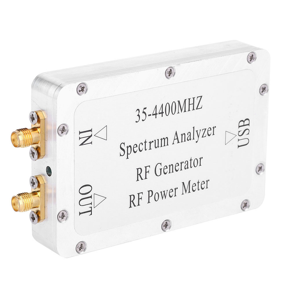 35-4400MHz Spectrum Analyzer With Aluminum Alloy Shell Sweep Signal Source Power Meter With A USB Interface