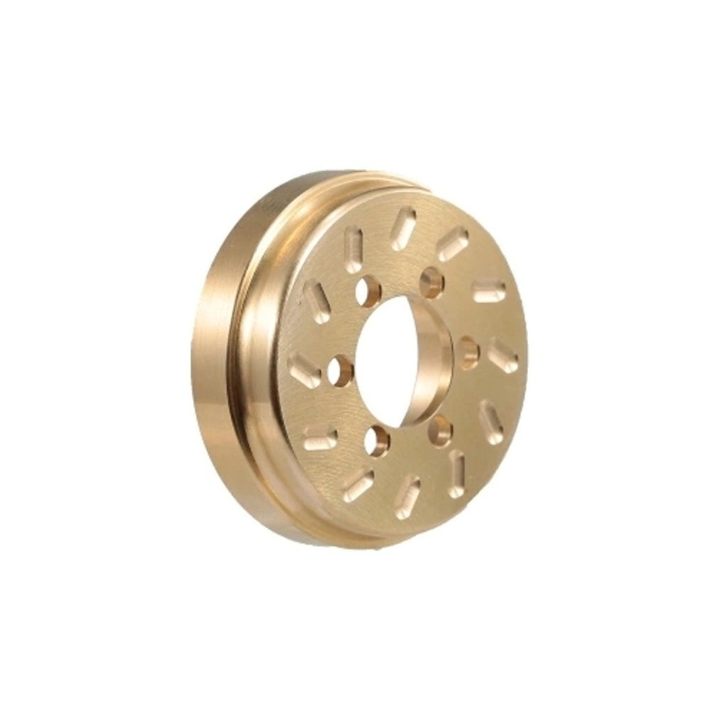 2PCS Brass Weights 63g Internal Counterweight 1.9 2.2 Inch Beadlock Tire Hub For 1/10 Climbing Car Model