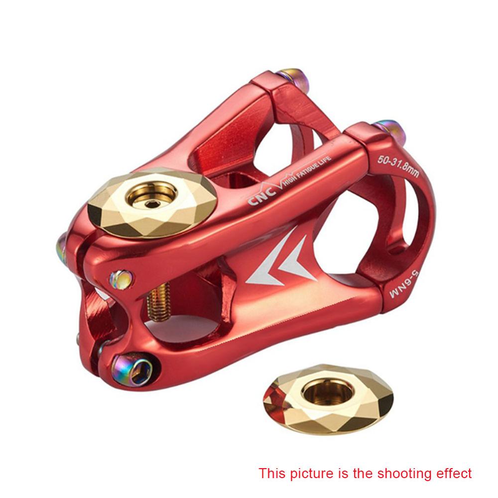 MTB Bicycle Top Tube Cap Screw Headset Cover Stem Spacers Mountain Bike Parts headset cap Aluminum alloy Rainbow Color