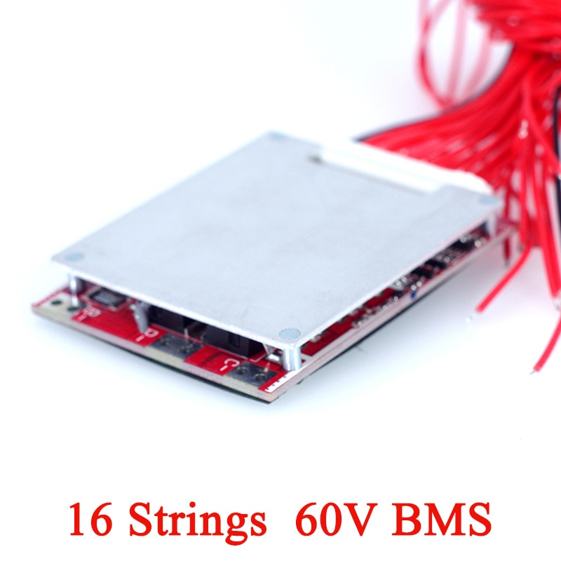 60V 16 String Bms Elektrische Fiets Batterij Bescherming Circuit Board 64V 30A 80A 18650 Lithium Batterij Pcb