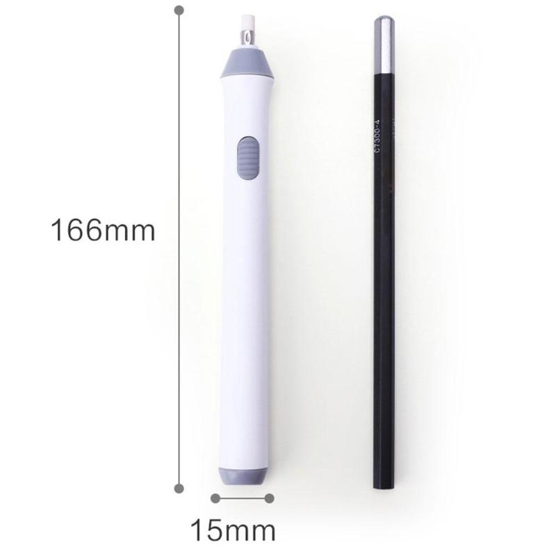 Handy Electric Battery Operated Pencil Eraser Rubber Kids 3 Electric School Colors Drawing Out Eraser Stationery Pen Rubber J4N3