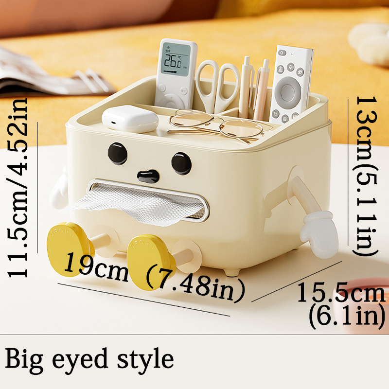 Desktop Storage Box Living Room Remote Control Debris Sorting Box Women's Makeup Brush Lipstick Interval Storage Box: Pink