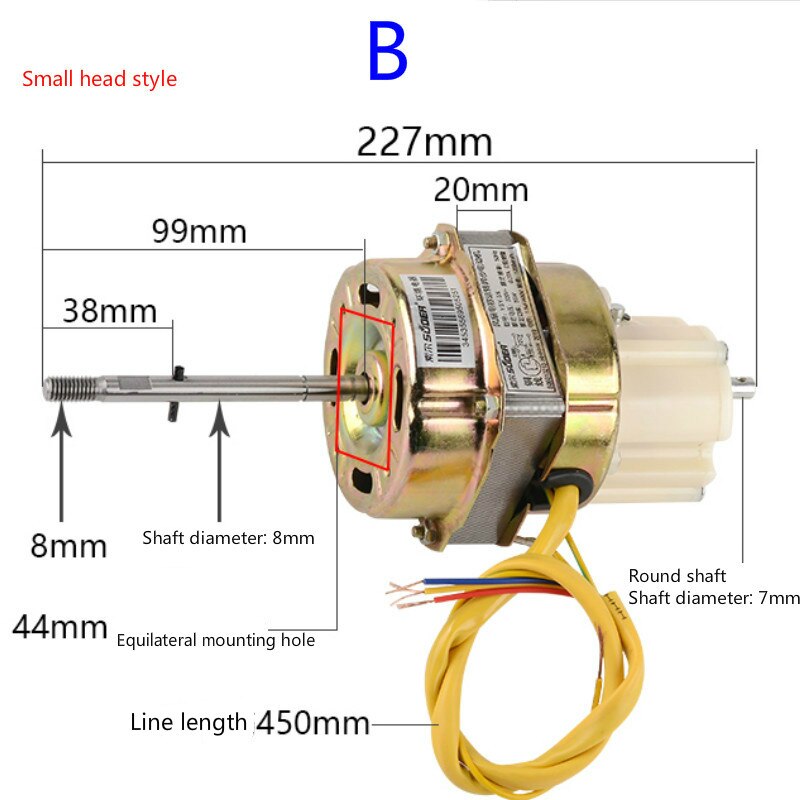 Electric Fan Fittings 55W 220V Series Fan Has a Floor Fan Motor Pure Copper Wire ceiling fan motor fan motor fan parts