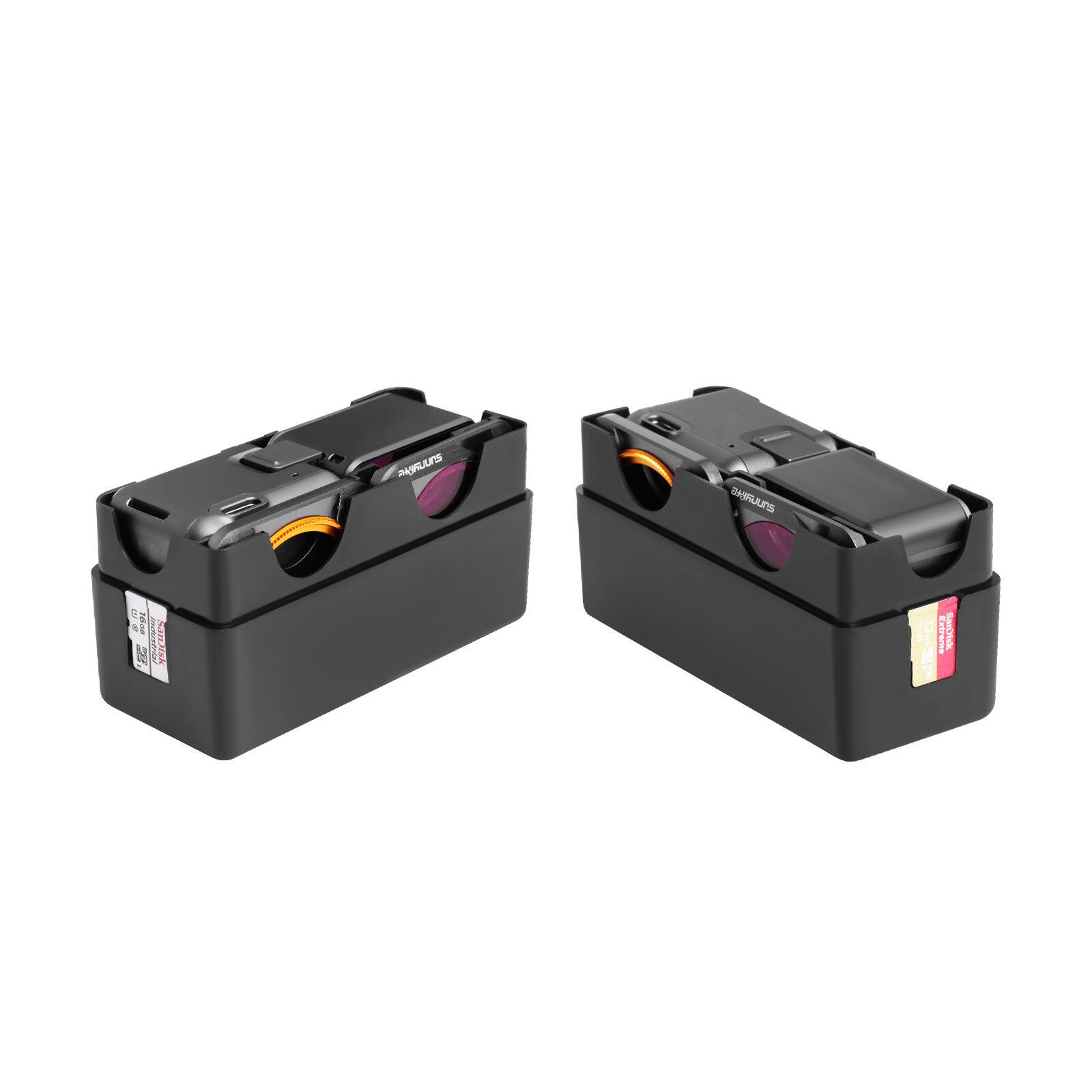 Mini Anti-Fall For DJI Action 2 Portable Storage Box Case Protective Case For DJI Osmo Action 2 Sports Camera Accessories