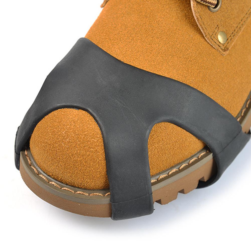 S M L XL 4 Size 10 Studs Anti-Skid Ice Winter Climbing No Slip Snow Shoes Spikes Grips Cleats Over Shoes Covers Crampons