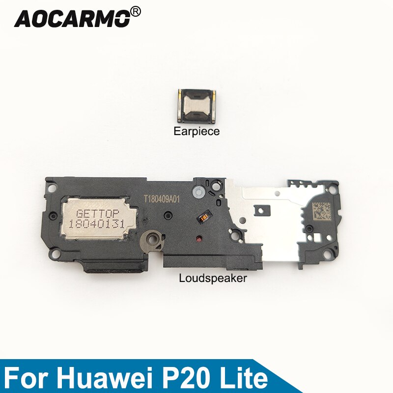 Aocarmo For Huawei P20 Lite P20lite Top Earpiece Ear Speaker Bottom Loudspeaker Buzzer Ringer Replacement Part