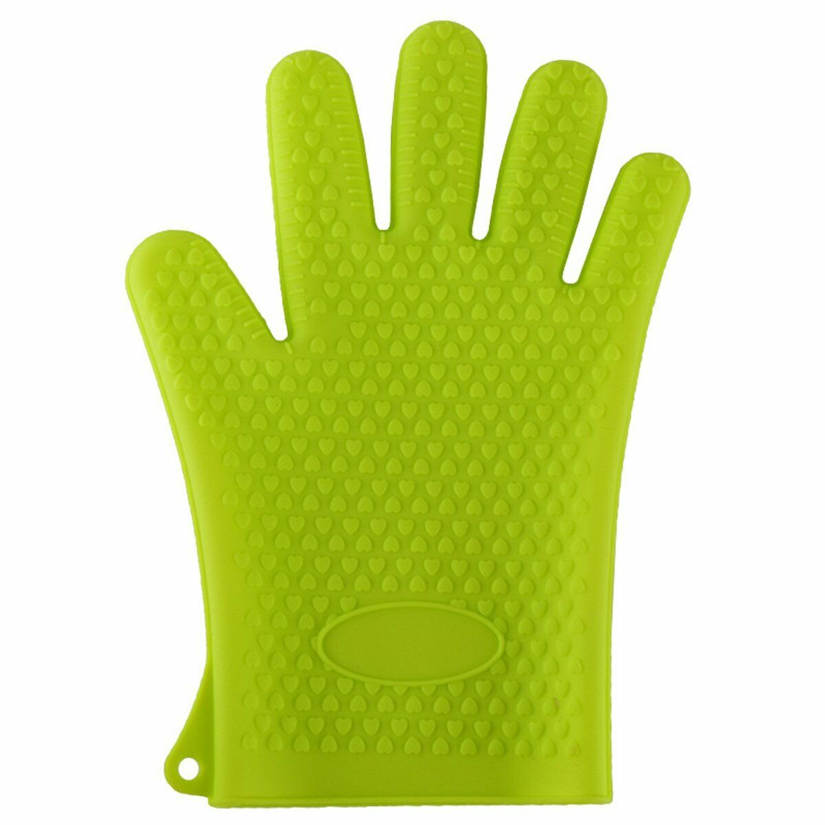 Siliconen Oven Handschoen Hittebestendige Dikke Koken Bakken Bbq Grill Handschoen Ovenwanten Diy Keuken Gadgets Keuken Accessoires: green