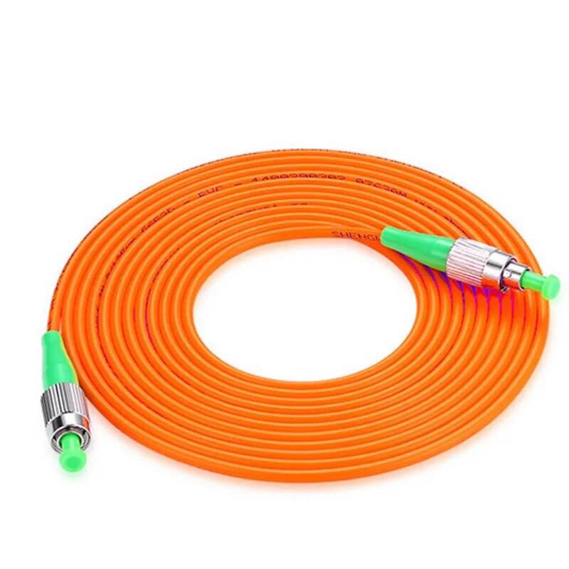 5pcs/lot FC/APC-FC/APC Simplex 3.0mm Multimode Fiber Optic Patch Cord